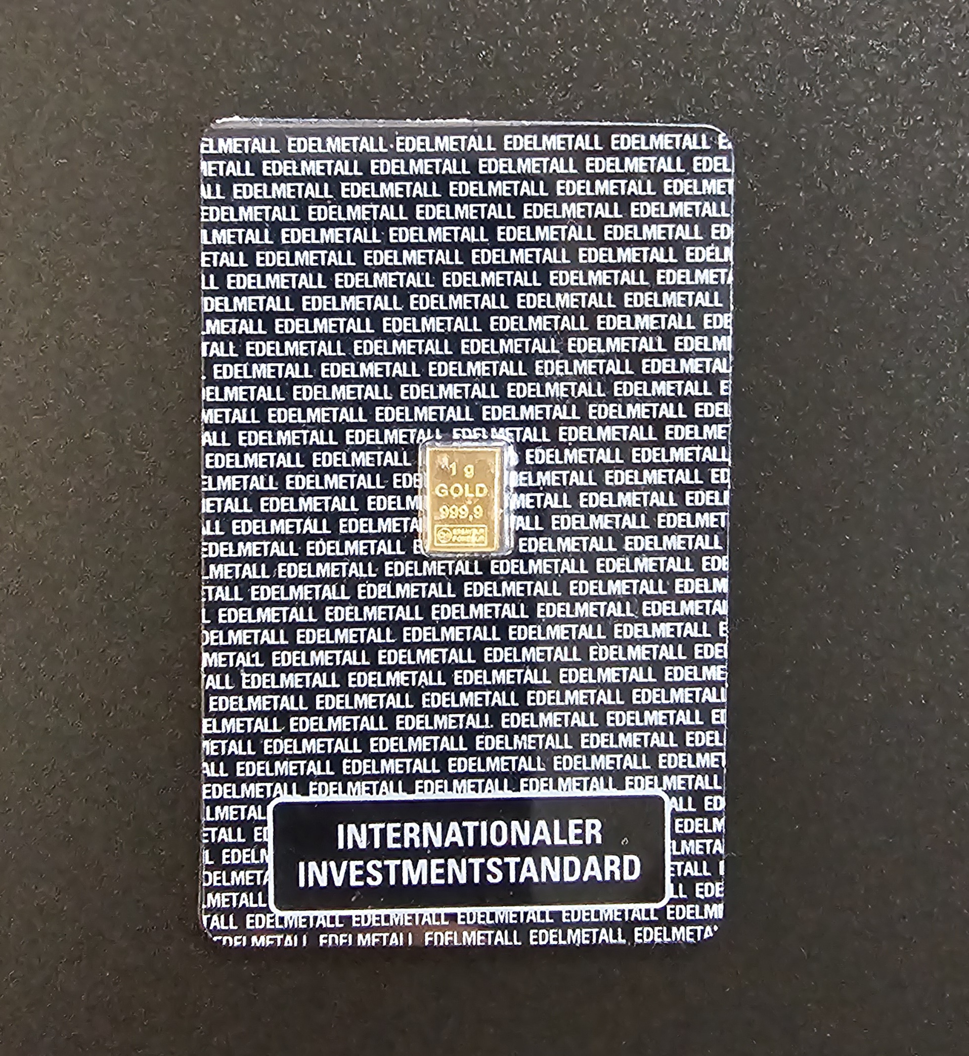 1 Gramm Goldbarren 999er Gold