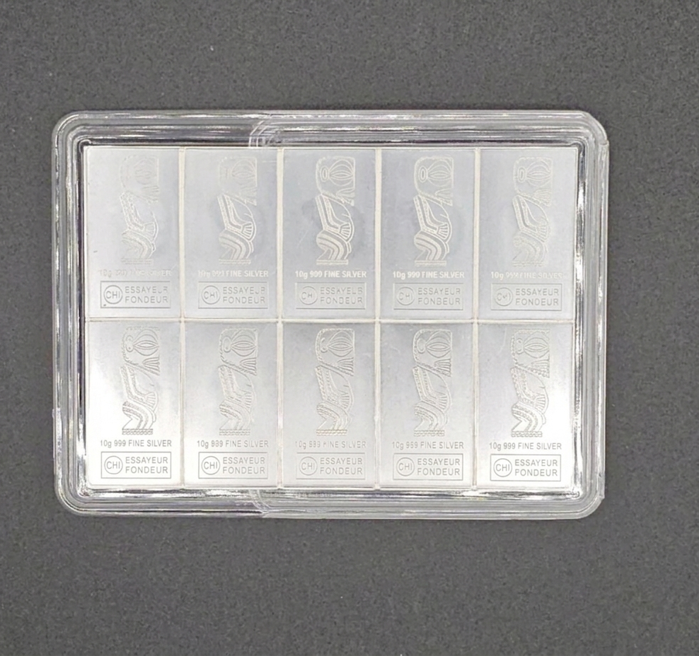 Münztafel 10 x 10g Ag "CombiCoin" (Cook Islands) – Bild 2
